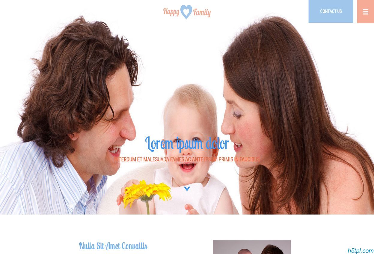 母婴用品行业网站模板是一款适合母婴包包服务类网页模板