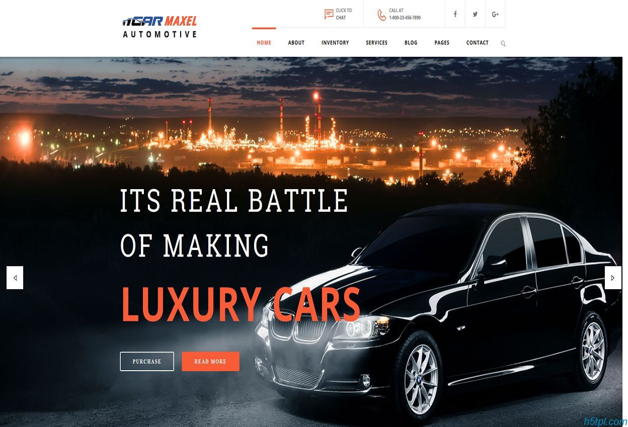 响应式汽车4S店网站模板是一款采用HTML5+CSS3制作的汽车类网站模板
