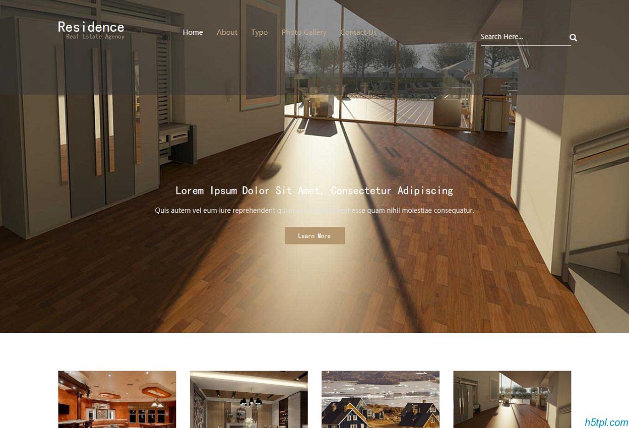 棕色室内建材网站模板是一款html5模板，适合室内建材家居网站模板
