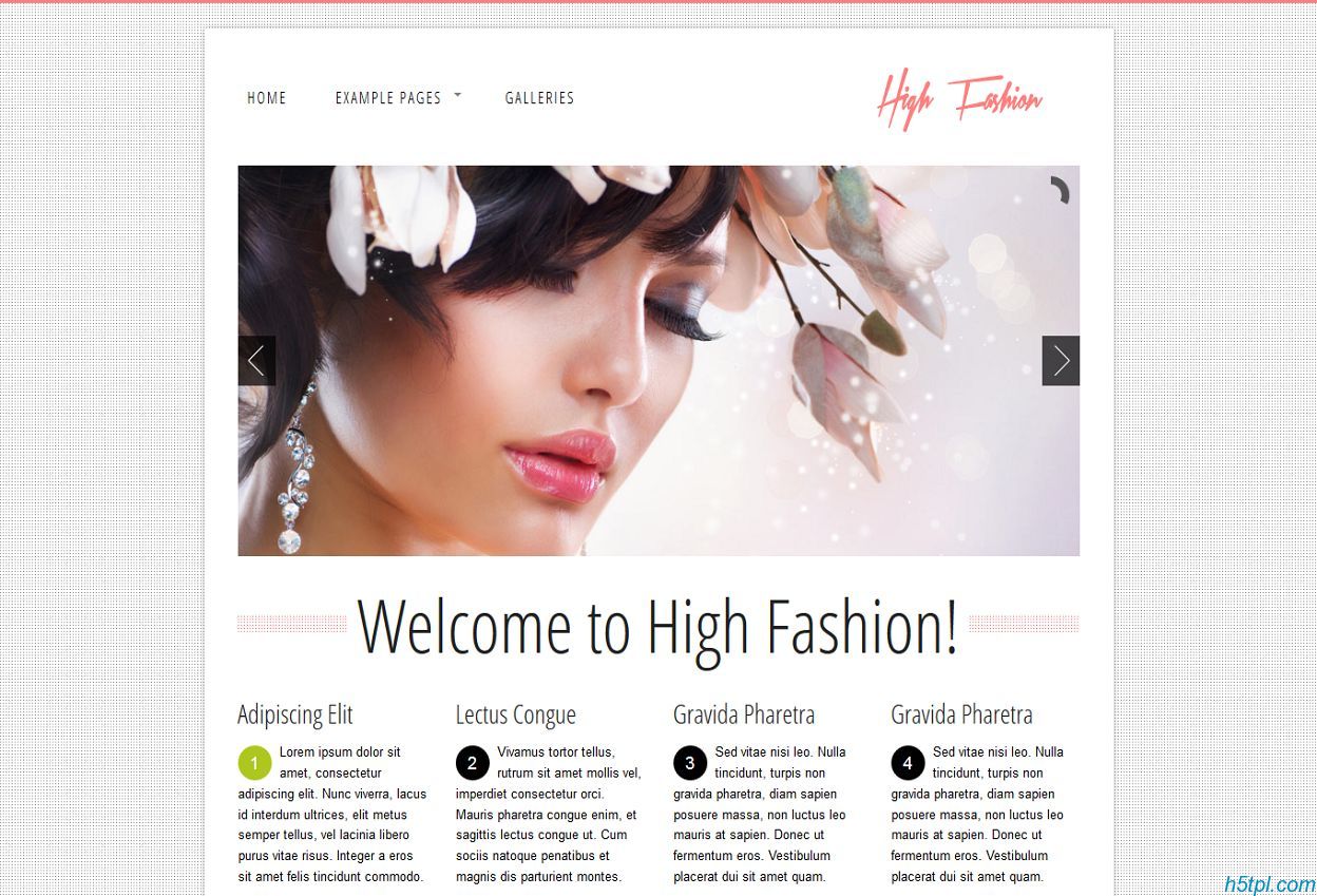 女性化妆品企业CSS模板是一款适合女性化妆品企业的CSS网站模板
