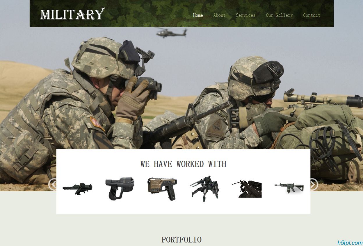 军事拓展训练公司网站模板是一款适合军事户外培训训练网站模板