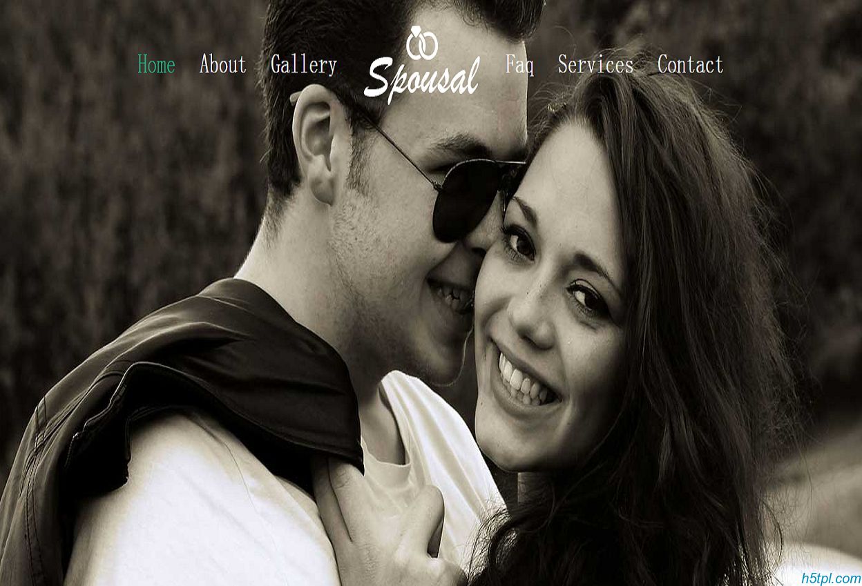 扁平响应式HTML5模板下载是一款适合婚纱摄影公司网站模板下载